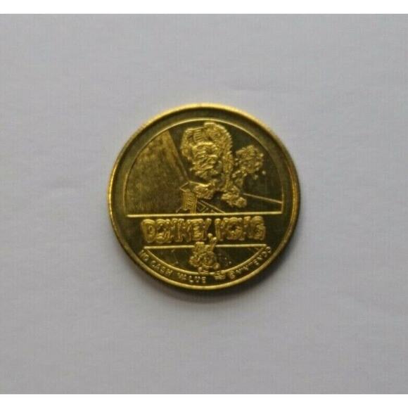Donkey Kong Arcade Token Video Game 1982 Worlds Fair Expo Retro Promo - Picture 5 of 6